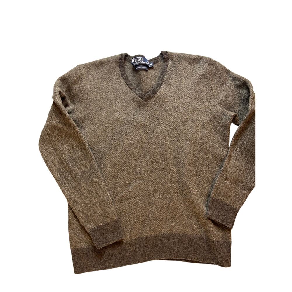 Polo Ralph Lauren Merino Wool V Neck Sweater Men Size Medium M